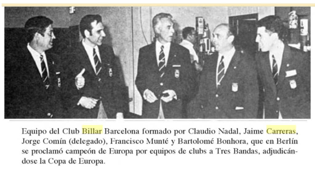 JAUME CARRERAS – Un enamorat del billar